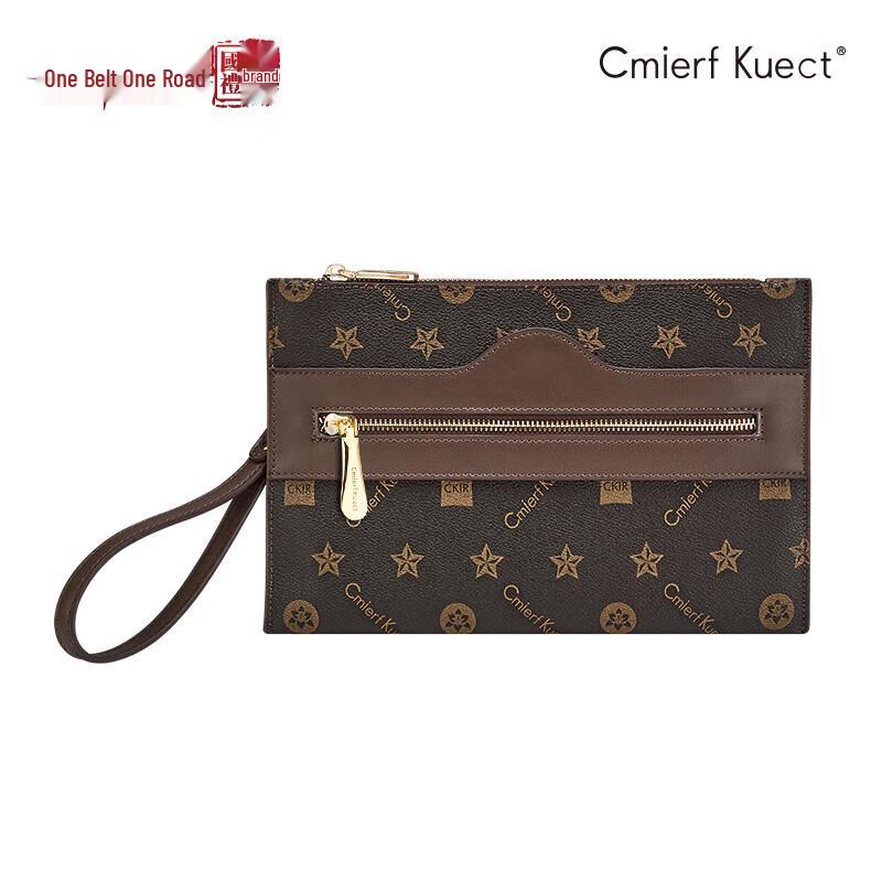 Cmierf Kuect Men s Monogram Casual Clutch Bag