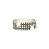 Adjustable Open Ring Men Women Geometric Ice Floe Design Vintage Copper Statement Jewelry