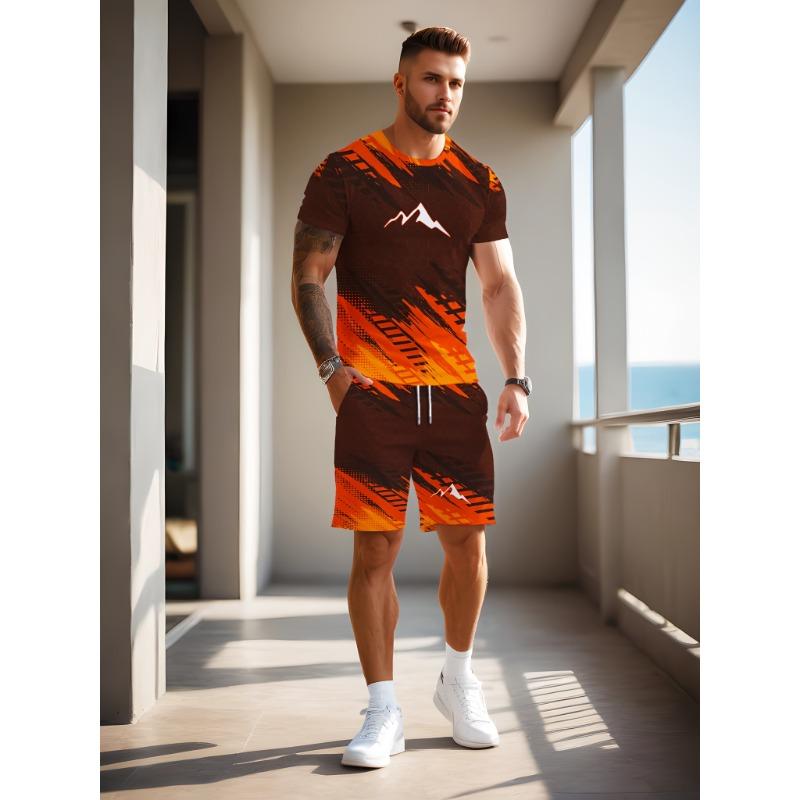 Summer sports style men s fashionable casual sports suit S