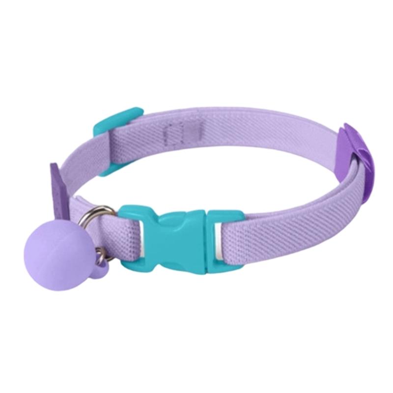 Easy to Use Elastic Pet Collar with Quick Adjust Feature Stretchable Comfort Multiple Color Lightweight for Small Animal