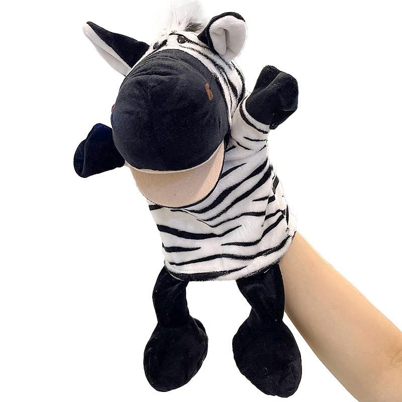 Pigs Cows Ducks Frogs Mouth Opening Ventriloquis Puppet Toys Hand Plush Kid Gift