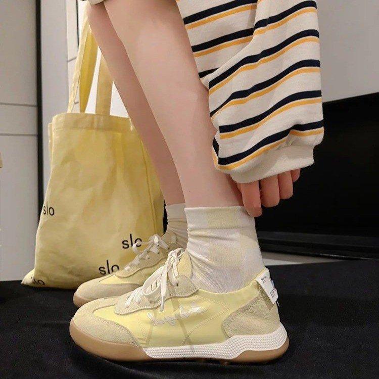 Hübsche Konkubine, Ballett-geschmeidige Serie~ Leder mit weicher Sohle 2025 neue Sportschuhe Forrest Gump Trainingsschuhe Damen Herbst