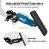 Gas And Brake Pedal Extenders Kit Adjustable Length & Angle Extension Device For Short Drivers People Driving Car