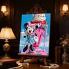 Disney Pearl Painting Minnie Giant Ice Cream Sundae Creative Art 5D Pearl Embroidery Cross Stitch Kit Handmade DIY Home and Room Decor Gift