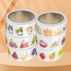 500Pcs/Roll Irregular Cute Cartoon Fruit Reward Stickers For Children Diy Stickers Sealing Stickers Decoration