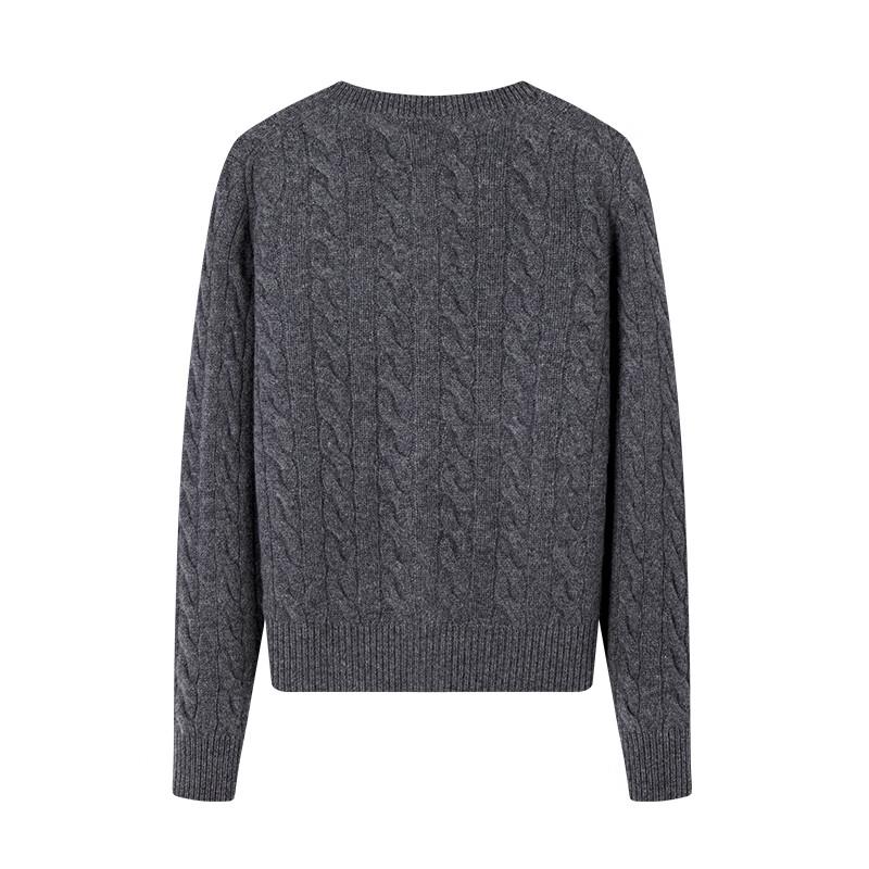Navigare Women's Cable Knit Wool Cardigan