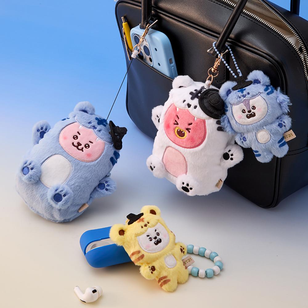 BT21 TATA K-Tiger Plush Doll Keychain