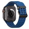 Ocean Silicone+Metal Buckle Strap For Apple Watch Band Ultra 3/2 49mm Sport Bracelet iWatch 11 10 9 8 7 6 SE 46mm 45mm 44mm Belt