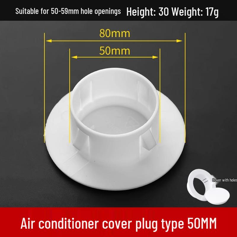 

Декоративная крышка для трубы кондиционера и заглушка