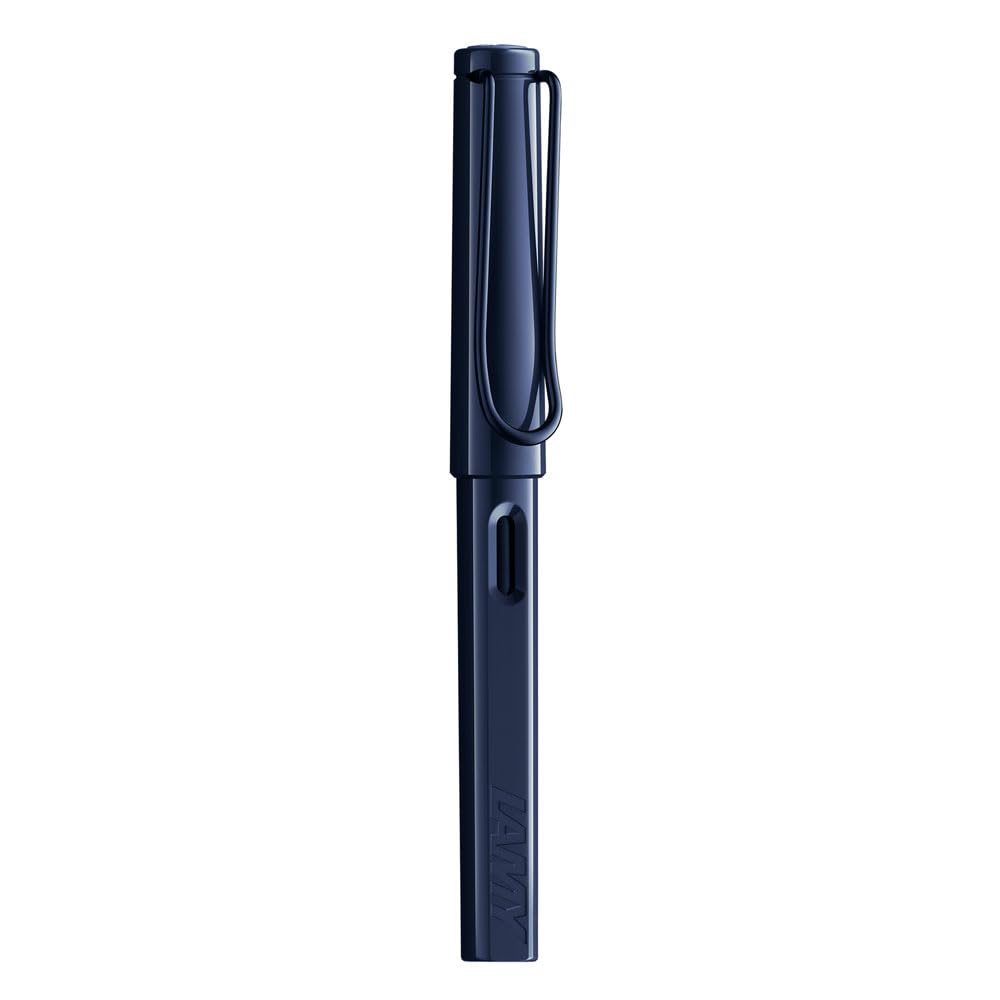 LAMY Safari Fountain Pen Fine (Dark Dusk, Nib)