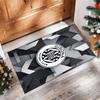 Tappeto Morbido Antiscivolo per Interni con Motivo Calcio Girona FC Tappetino Decorativo Sportivo per Camera da Letto