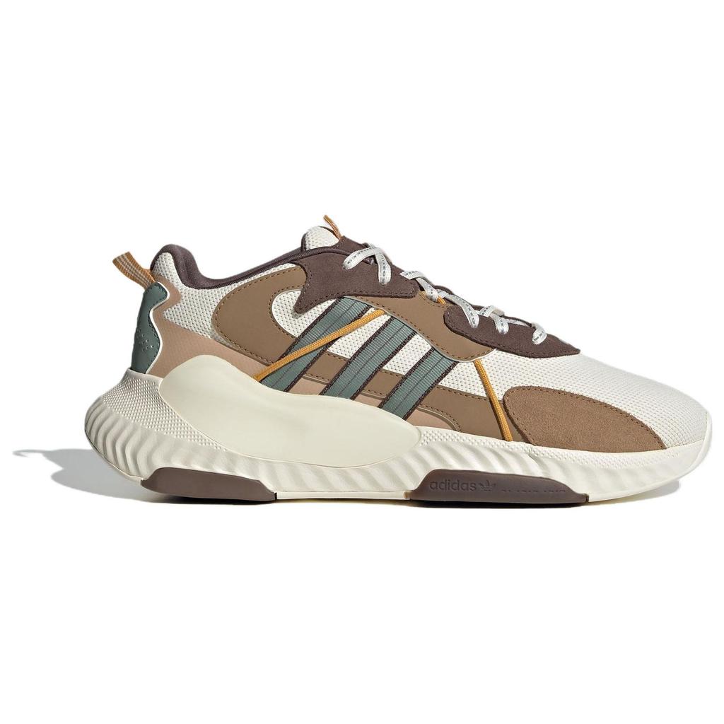 Adidas Originals Hi-Tail Round Toe Lace-Up Low-Top Casual Shoes Unisex Sneakers Brown White ID1129