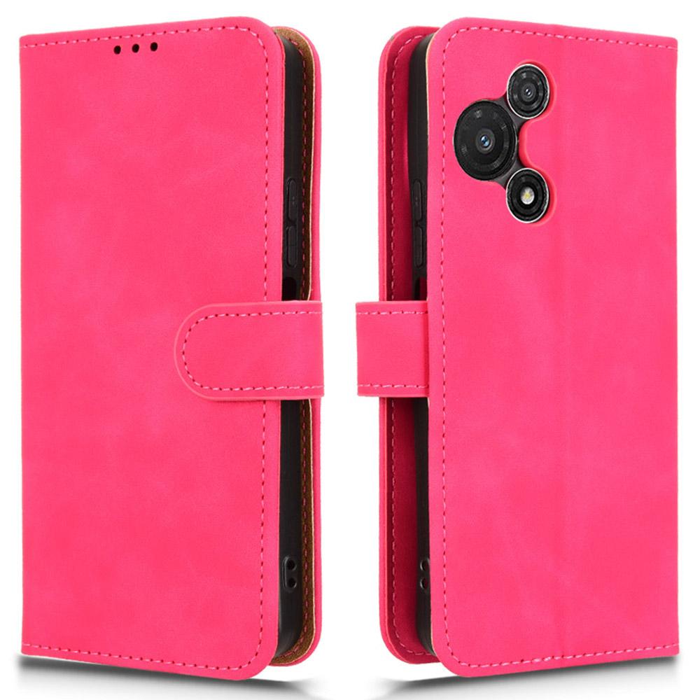 Für TCL 60R 5G Lederhülle Hautgefühl Anti-Sturz Brieftasche Klapphandyhülle