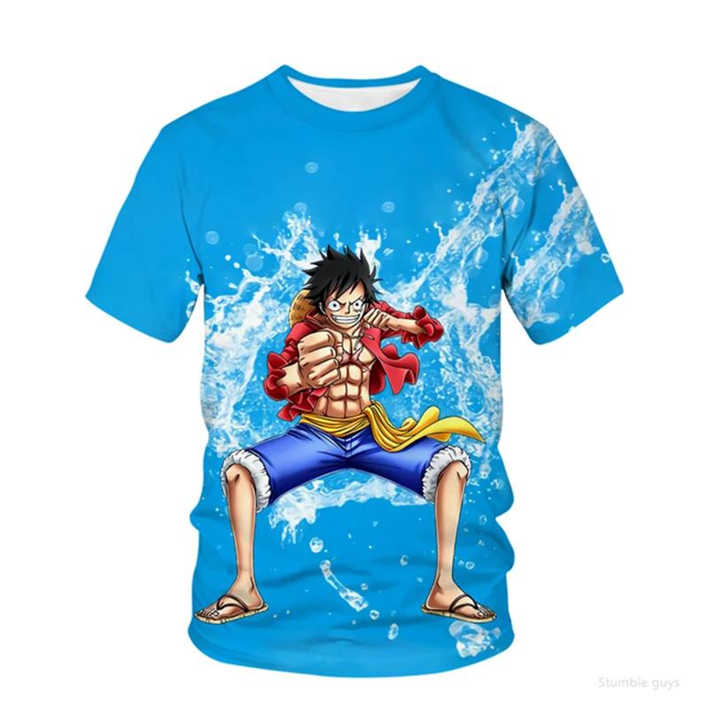 Men's Casual One Piece T-Shirt Zoro Modern Print Boys Clothes Girls Short Sleeve Men Jersey Breathable Summer