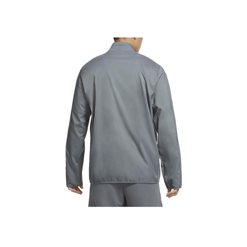 Nike Dri-FIT High Collar Zip-Up Sports Jacket Men Outerwear Gray CU4953-084