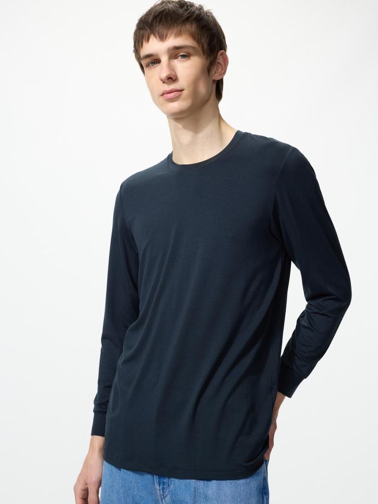 Uniqlo Japan HeaTTech Crew Neck T  9 4 Sleeves 
