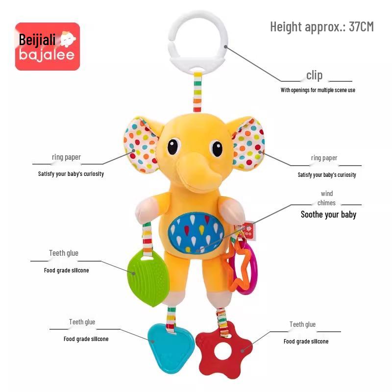 Baby Stroller Mobile: Crib Rattle & Car Seat Soothing Toy