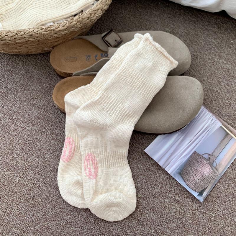 

Женские осенние ретро ленивые толстые игольные двойные игольные бамбуковые узловые нитки бежевые гольфы 1 pair