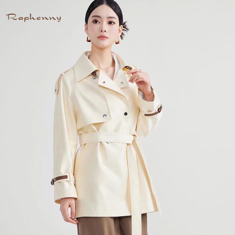 Женский классический двубортный тренч Raphenny L