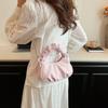 New Design Y2k Shoulder Bag Korean Style Crossbody Handbags Fashion Pleated Underarm Bags  Girls