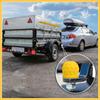 Universal Trailer Hitch Ball Cover Waterproof Dustproof 50mm ID Yellow for Car Truck RV Boat Auto Replacement Parts