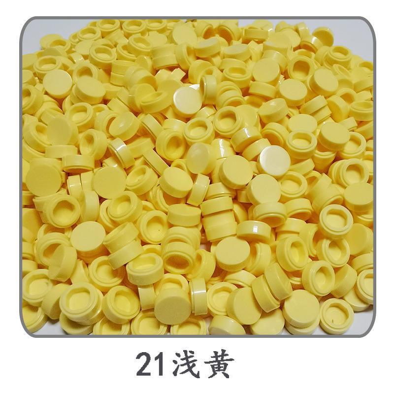 1000 stuks/partij Tegel 1x1 Rond 98138 Speciaal Blok Bouwsteen Kleine Deeltjes Stenen Onderdelen Compatibel met 98138 LOGO Speelgoed