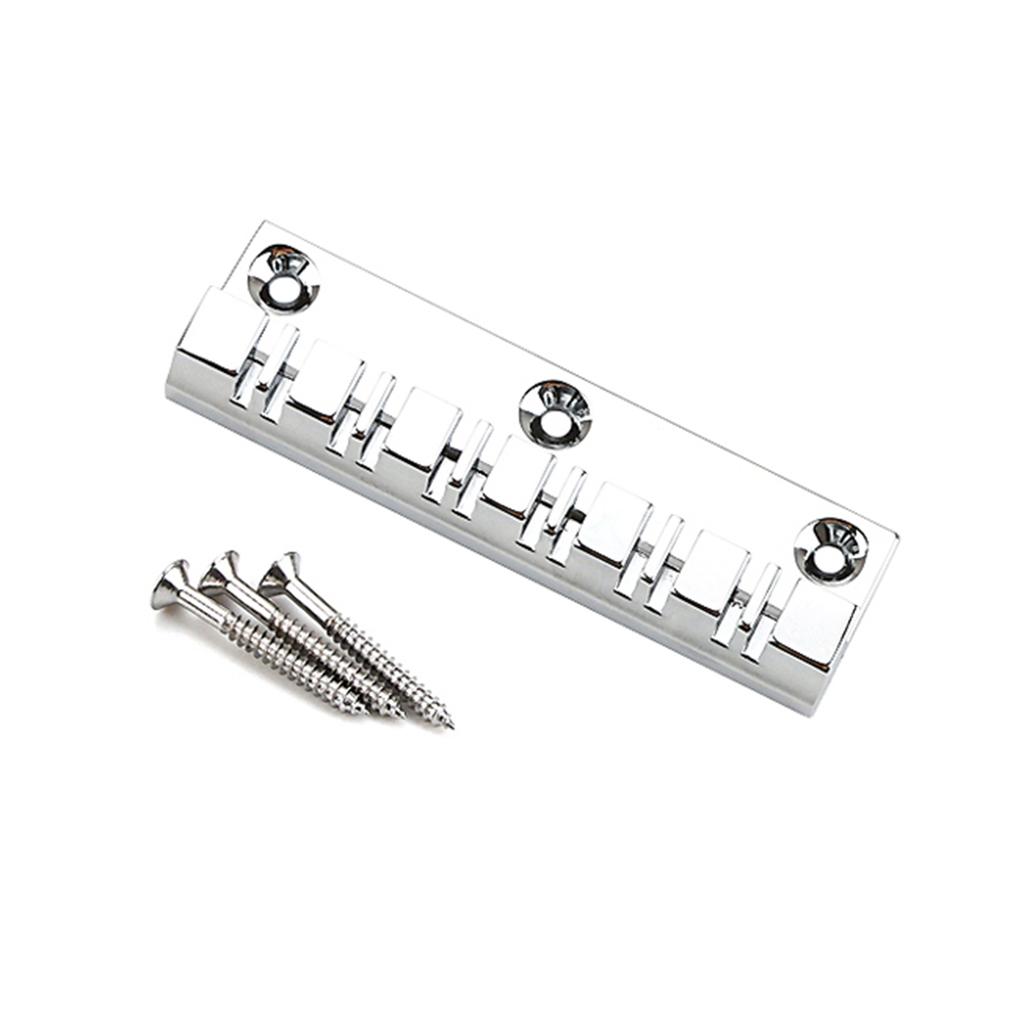 Brass Guitar Bridge Fixed Harp Unique 12 Strings Electric Guitar Bridge Metal Guitar Parts Durable and Reliable