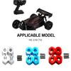 RCGOFOLLOW 4pcs Aluminum Alloy Strong Wheel Hex Mount For 1/16 Adapter HQ 731 732 733 734 RC Car Part RC Car Accessories