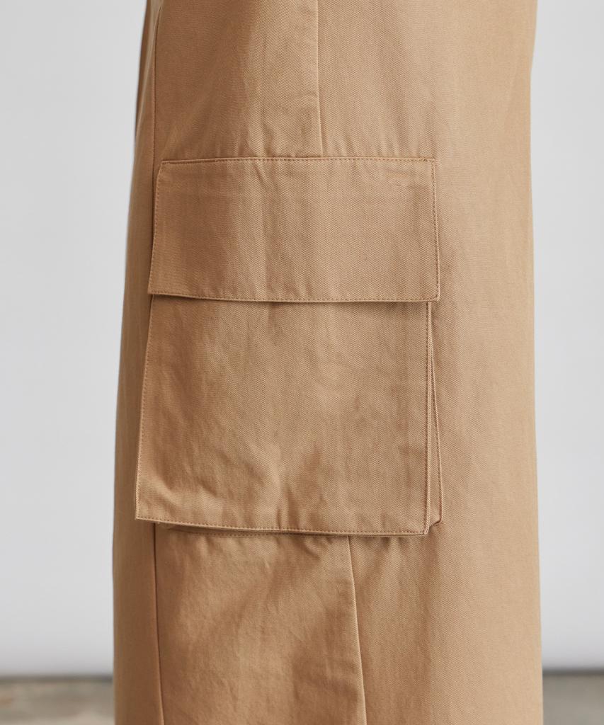 ITOV SEOUL Cargo Long Wrap Skirt Be