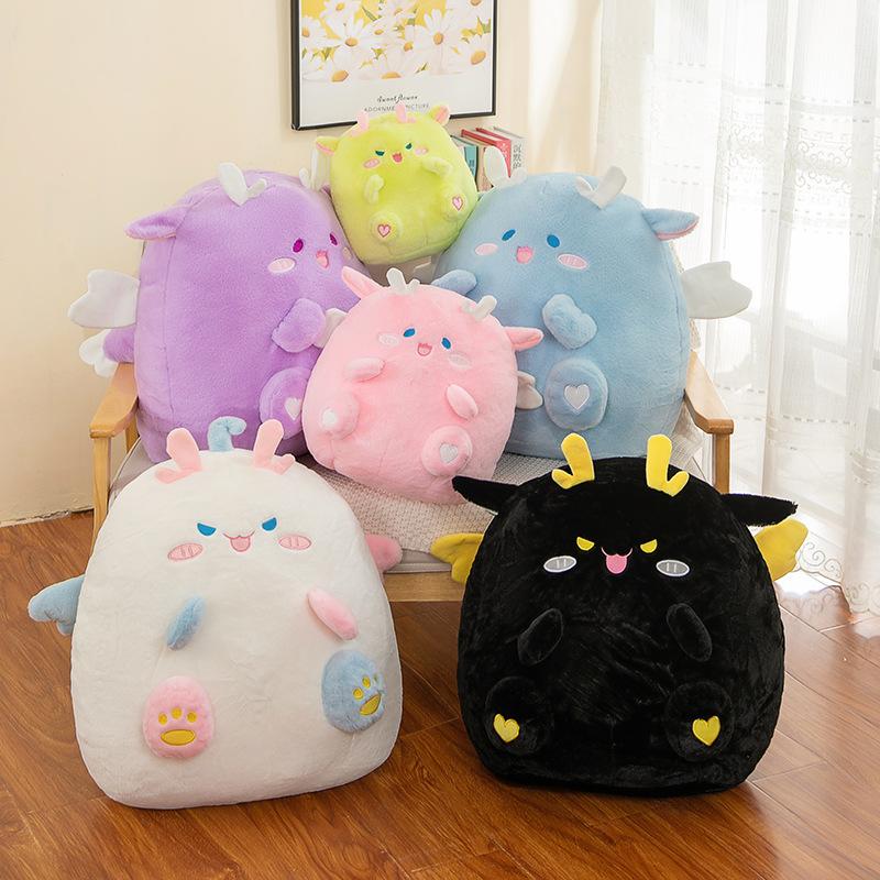 Dun Dun Long doll plush toy cartoon throw pillow dragon sleeping doll super soft short plush