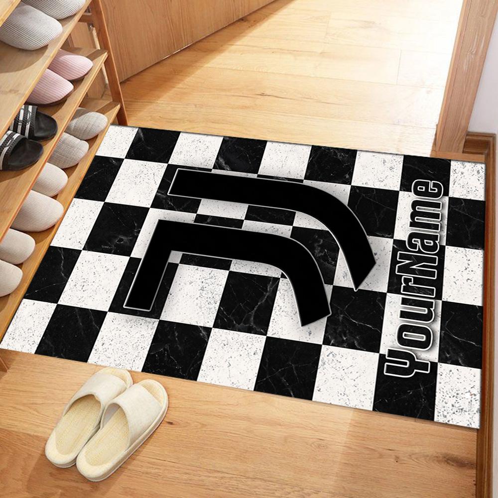 Juventus Customized Name Floor Rug Office Rug Perfect for Dining Room Game Room Outdoor Decorate Room Anti-slip Rug Decorate Offices Spiritual Gift