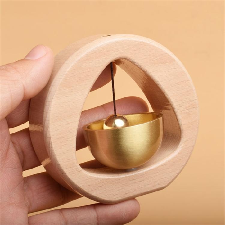 Wood Doorbell with Pleasant Ringing for Home Decors Fengshui Bells for Home