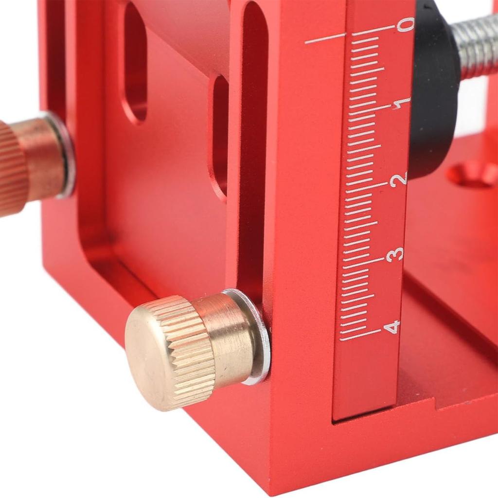 Inclined Hole Drilling Positioner, Adjustable Pocket Hole Jig Kit, 15 Degrees  Angle Aluminum Alloy Woodworking
