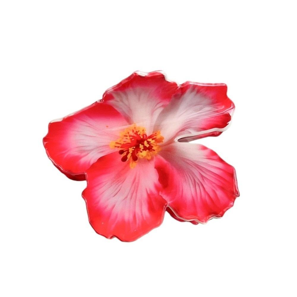 

Versatile Bohemian Claw Clip Acrylic Nature-inspired Accessories Daily Use красный/белый