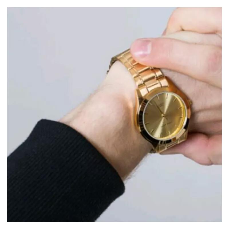 Casio STANDARD Series Retro Pointer Series Retro Fashion Business Trend Leisure Date Display Quartz Movement Stainless Steel Strap MTP-1170N-9A