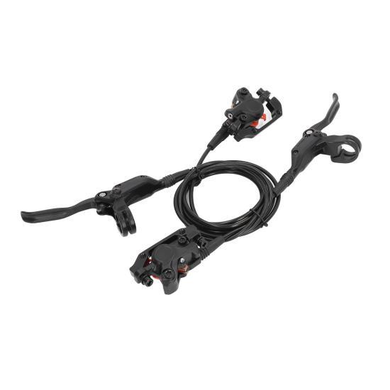 2pcs Electric Bike Hydraulic Disc Brakes 4 Piston Front Rear Oil Pressure Disc Brake Set for Modification 