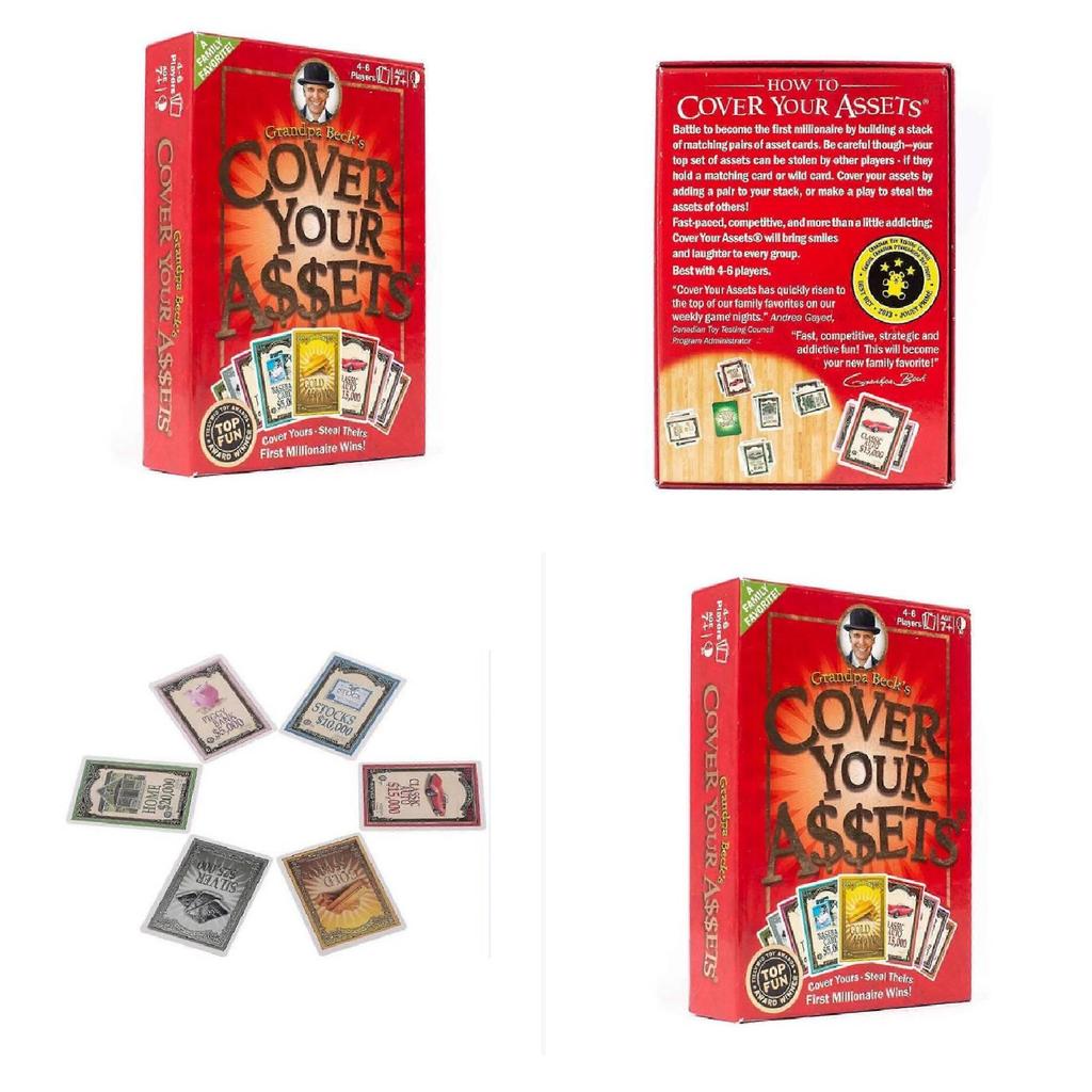 Děda Beck's Kryj si majetek Rodinná karetní hra se strategií Pro domácí hraní a děti