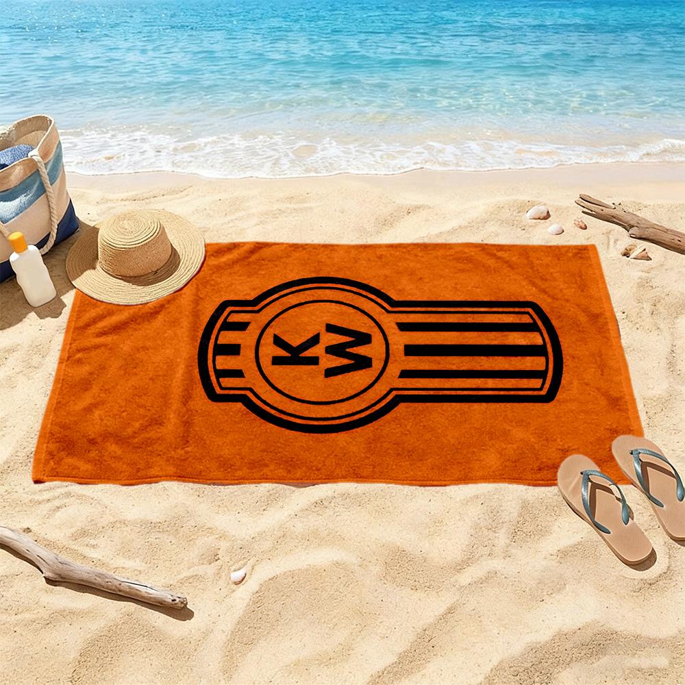 Kw Heavy Trucks Beach Towel Quickdry Soft Microfiber Comfortable Lightweight Portable For Swimmingbeachcamping Travel Beach Accessoriesgym