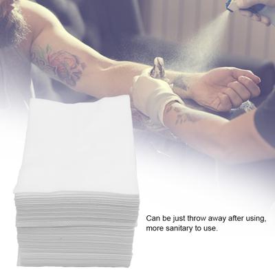 50 Stück Einweg-Tattoo-Wischpapier, Permanent-Tattoo-Zubehör