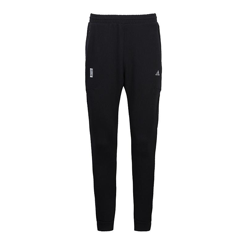 adidas Wj Pt Swt Rib Solid Color Knit Breathable Athleisure Casual Sports Pants Black Men s BQ5635 S