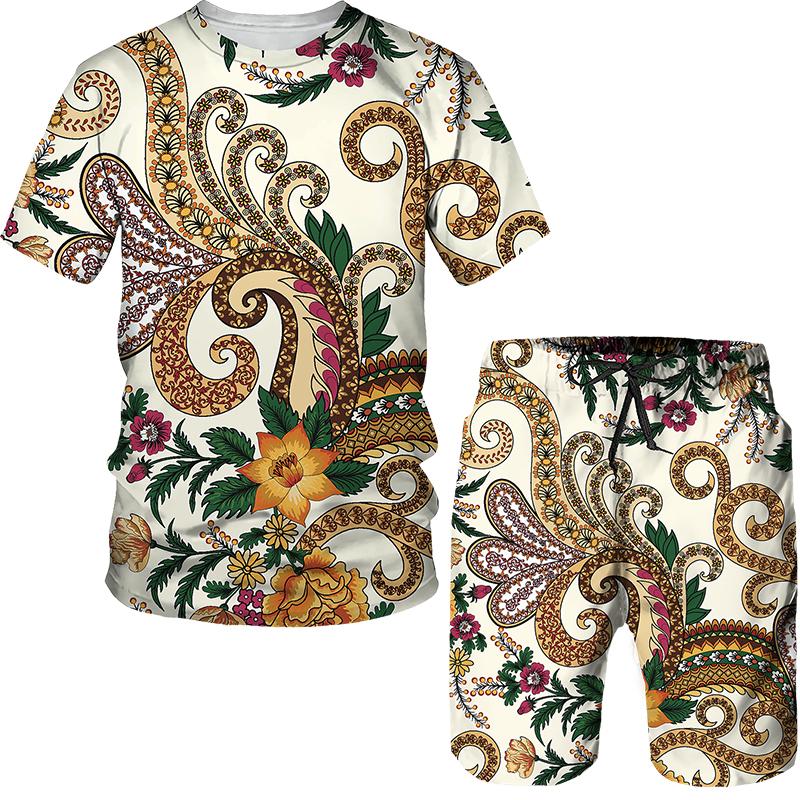 Kachny Leopard 3D Potisk Trička Kraťasy Soupravy Dětské Módní Květinové Nadměrné Tričko s Krátkým Rukávem Kalhoty Souprava Chlapci Dívky Oblečení