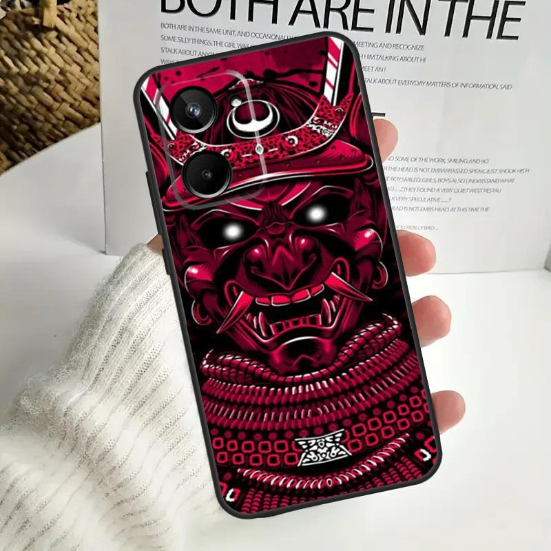 Samurai Mask Demon For Realme 15 10 11 12 13 14 Pro Plus C65 C67 C63 C61 C55 C51 C53 C35 C75 GT6 GT7 Pro Case