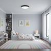Round LED Ceiling Lamp 40 Cm Neutral White 24w Modern Round LED Ceiling Lamp Black 40 Cm - Neutral