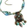 Les Trésors De Lily [D8907] - Turquoise Brown 'Tibetan Princess' Necklace