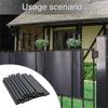 30pack Heavy Type Fence Panel Clip Weatherproofed Mounting Hardware for Privacy Screens Universals Rail Panel