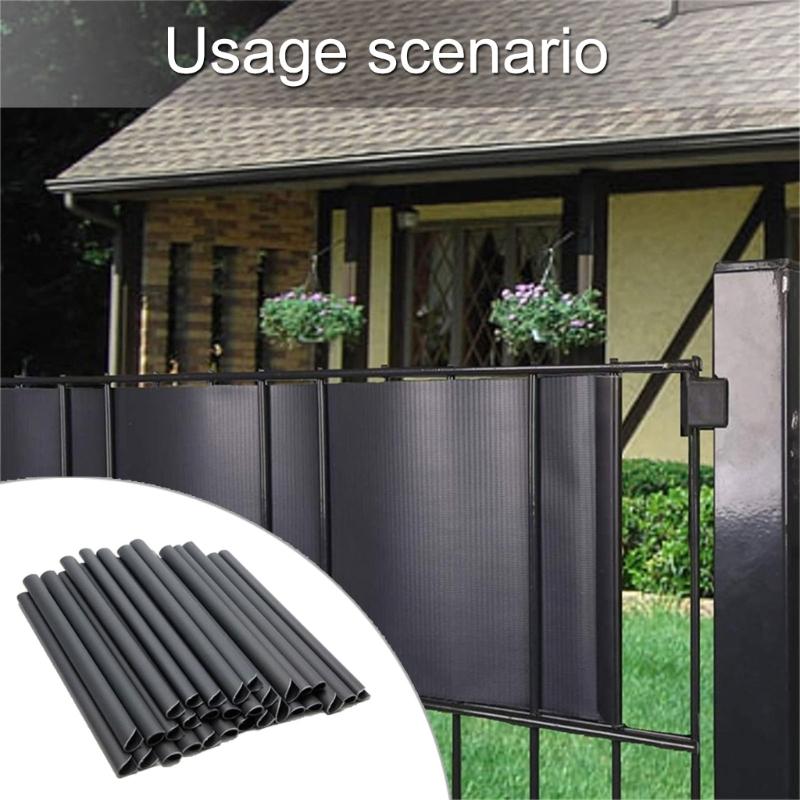 30pack Heavy Type Fence Panel Clip Weatherproofed Mounting Hardware for Privacy Screens Universals Rail Panel