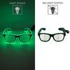 Festival Glowing Glasses With Lights Birthday Luminous LED Party Glasses Bar Club Props Fluorescent Neon Glasses Supplies