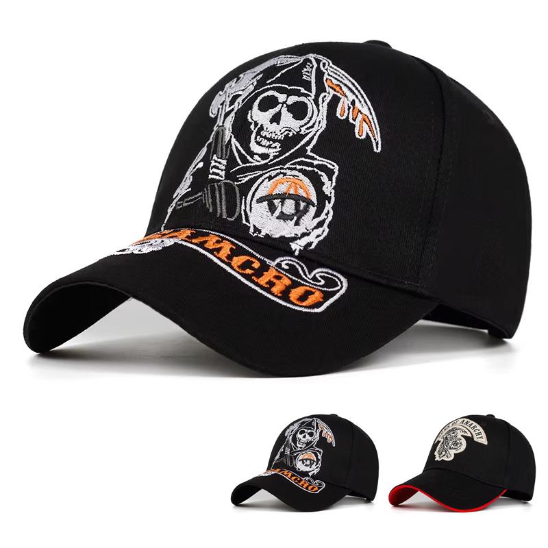 Yiran Bag Women's Unisex Samcro Embroidery Baseball Caps Outdoor Adjustable Spring And Autumn Casual Sunscreen Hat