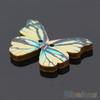 50pcs 2 Holes Mixed Color Butterfly Wooden Buttons Sewing Scrapbooking DIY