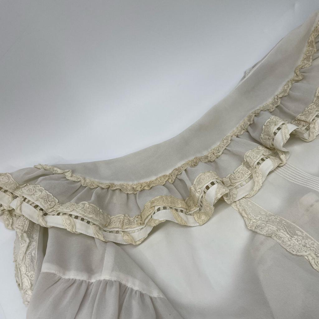 PINK HOUSE White lace cardigan tops Not written whiteUsed